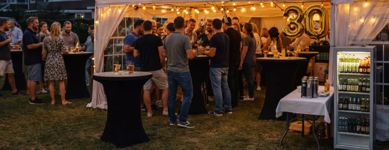 Verjaardag organiseren met Partytentverhuur Groene Hart