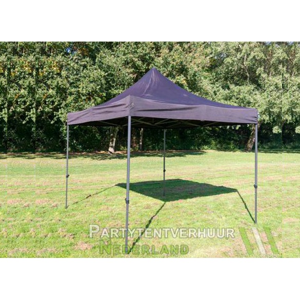 Easy up tent 3x4,5 meter zwart