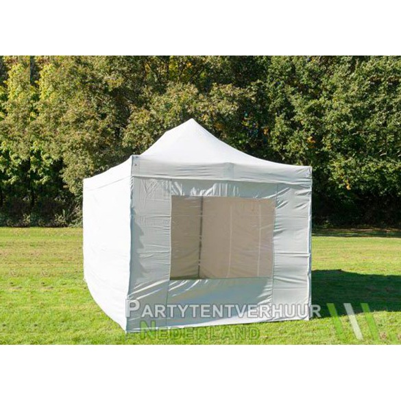 Easy up tent 3x4.5 meter lichtgrijs